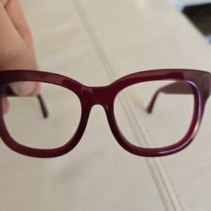 Red Gucci women's frames, used great shape gucci case included